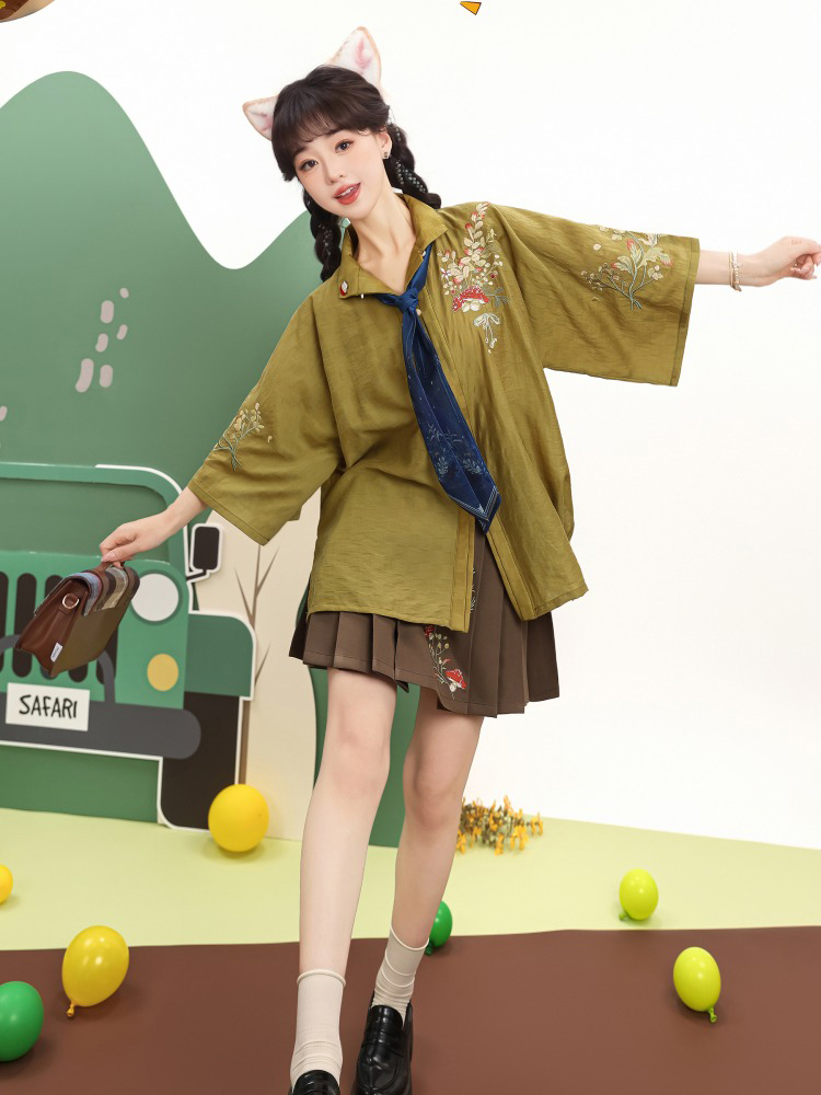 Ming Hanfu Fashion Sets Ma Mian Skirt Summer Suit