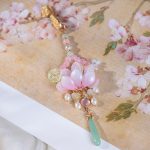 Pink Lotus Tassel Fairy Ancient Style Charm Hanfu Waist Accessories