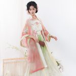 Summer Women Song Hanfu Fairy Daily Pink Set