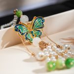 Vintage Cheongsam Pendant New Pendant Hanfu Butterfly Tassel