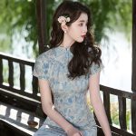 Women Cheongsam New Summer Long Dress Slim Plain