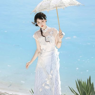 Women Classical Dress Han Element Daily Commuter Set