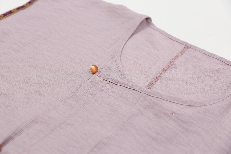 Women Summer Hanfu Simple Solid Color Han Element Daily Vintage