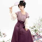 Women Summer Hanfu Simple Solid Color Han Element Daily Vintage