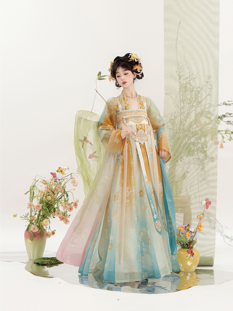 2025 New Tang Dynasty Hanfu Qixiong Shanqun Fairy Girl Long Dress