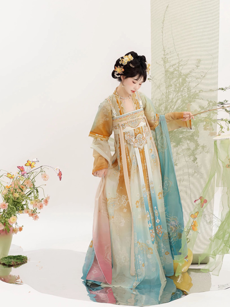 2025 New Tang Dynasty Hanfu Qixiong Shanqun Fairy Girl Long Dress