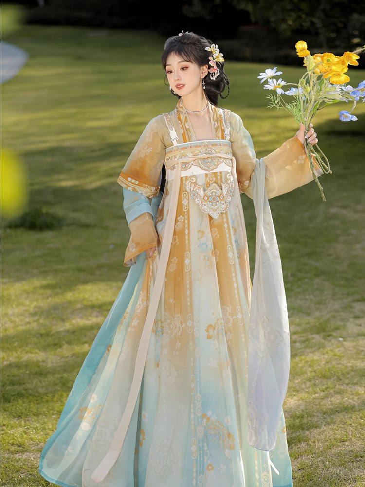 2025 New Tang Dynasty Hanfu Qixiong Shanqun Fairy Girl Long Dress
