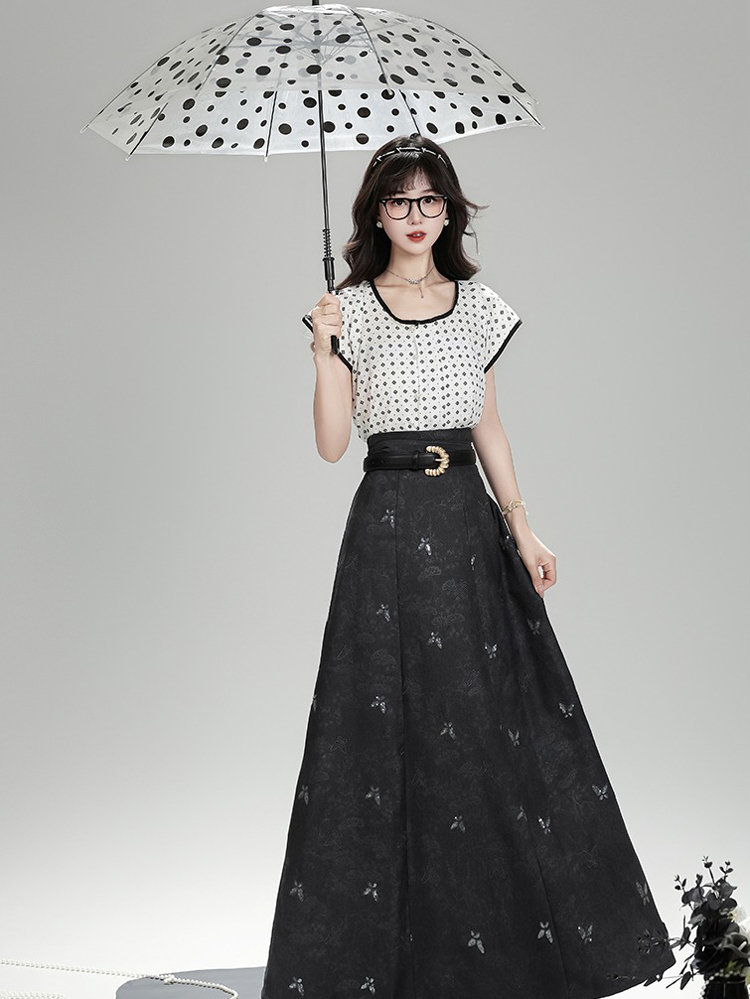 Daily Ladies Fashion Set Tang Dynasty Qiyao Hanfu