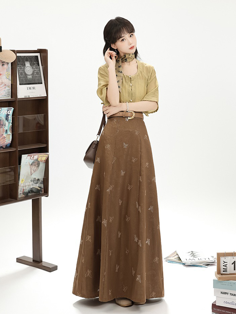 Fashion Hanfu Women Daily Commuter Dress Tang Dynasty Style