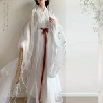 New Style Wide Sleeve Zhiju Embroidered Everyday Martial Arts Fairy Set