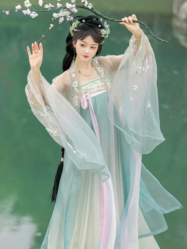 Tang Dynasty Ladies Fairy Hanfu Summer Pretty Sets