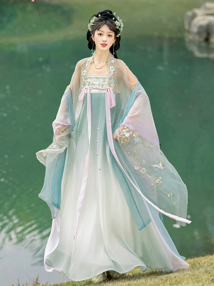 Tang Dynasty Ladies Fairy Hanfu Summer Pretty Sets