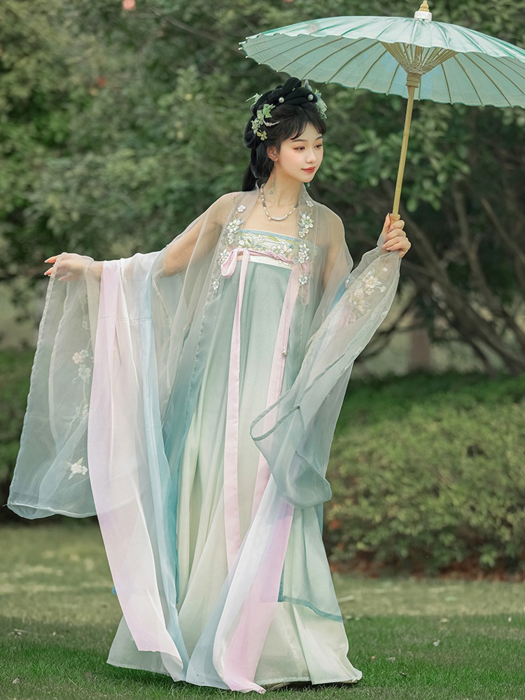 Tang Dynasty Ladies Fairy Hanfu Summer Pretty Sets