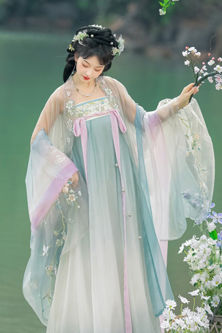 Tang Dynasty Ladies Fairy Hanfu Summer Pretty Sets