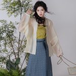 Women Summer Song Dynasty Hanfu Daily Fashion Set
