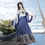 Fashionable Hanfu Ming Dynasty Mamian Skirt Unique Niche Clothing for Summer