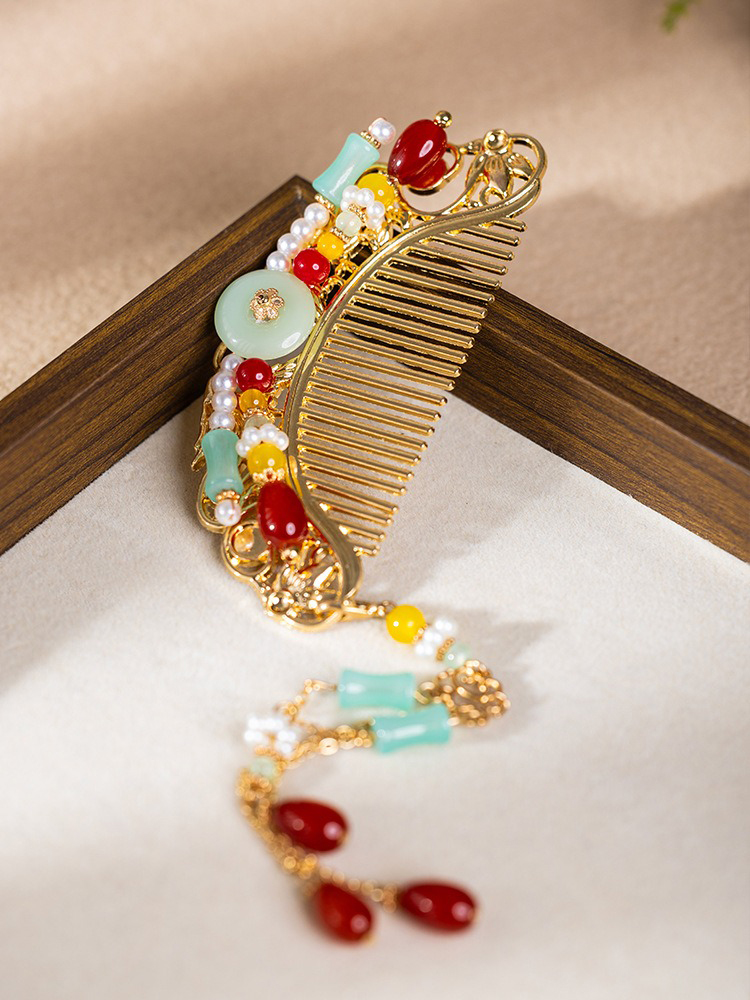 Classical Hanfu Headwear Retro Comb Tang Dynasty Style 