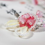 Summer Children Pink Rabbit Pearl Cute Hairpin