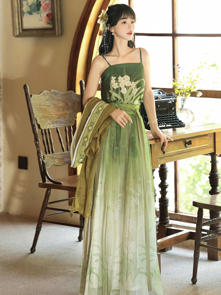 Women Summer Dresses Daily Daffodil Pleated Skirt