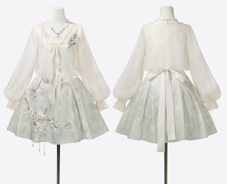 Women Summer Dresses Modified Hanfu Casual Cute Clothing
