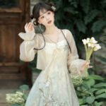 Women Summer Dresses Modified Hanfu Casual Cute Clothing