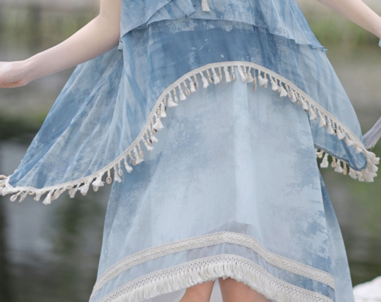 New Style Summer Modified Hanfu Women's Strapless Dress