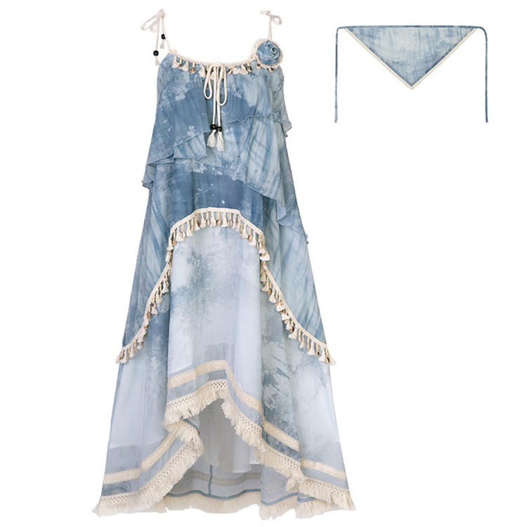 New Style Summer Modified Hanfu Women's Strapless Dress
