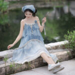 New Style Summer Modified Hanfu Women's Strapless Dress