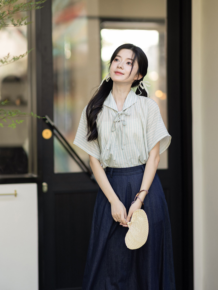 New Style Women Summer Hanfu Casual College Style 