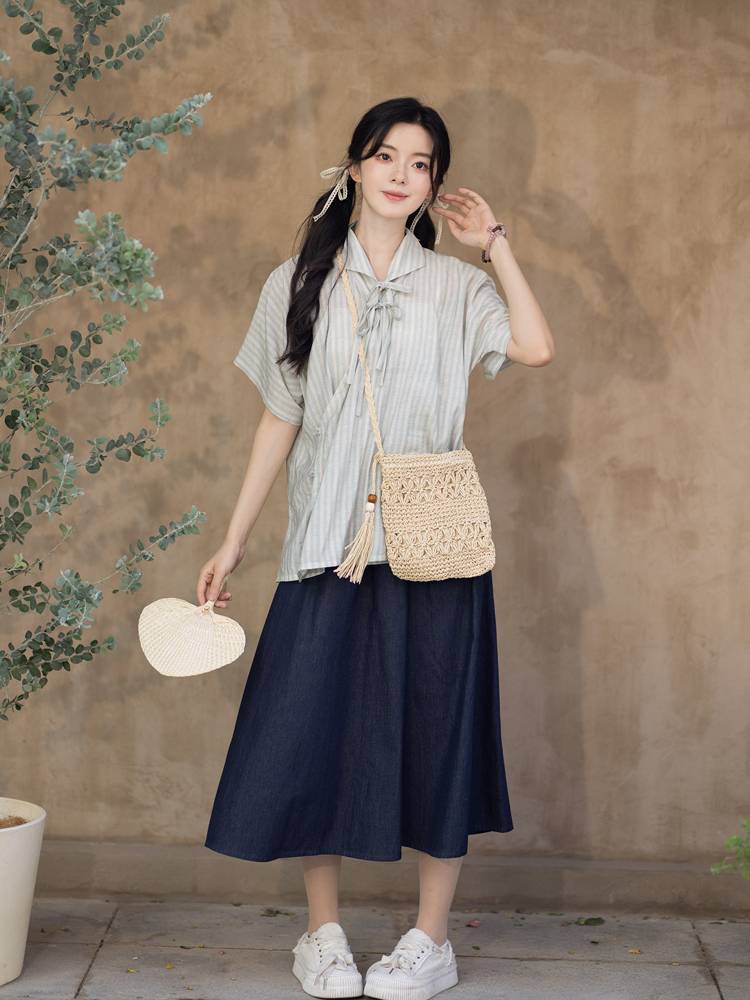 New Style Women Summer Hanfu Casual College Style 