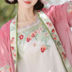 Song Dynasty Cute Style Pink Hanfu for Women