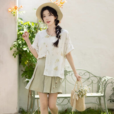 Tang Dynasty Style Women casual Summer Shorts Pant for Daily
