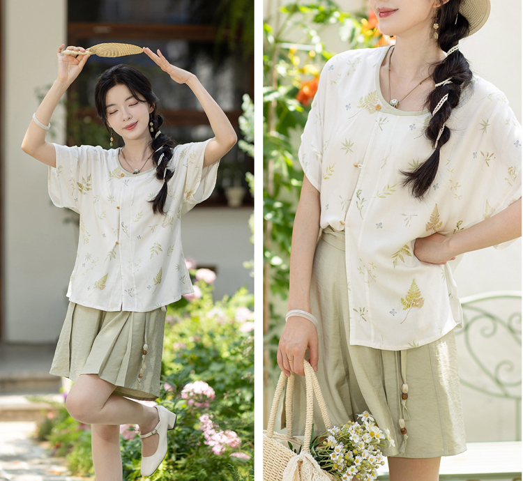 Tang Dynasty Style Women casual Summer Shorts Pant for Daily