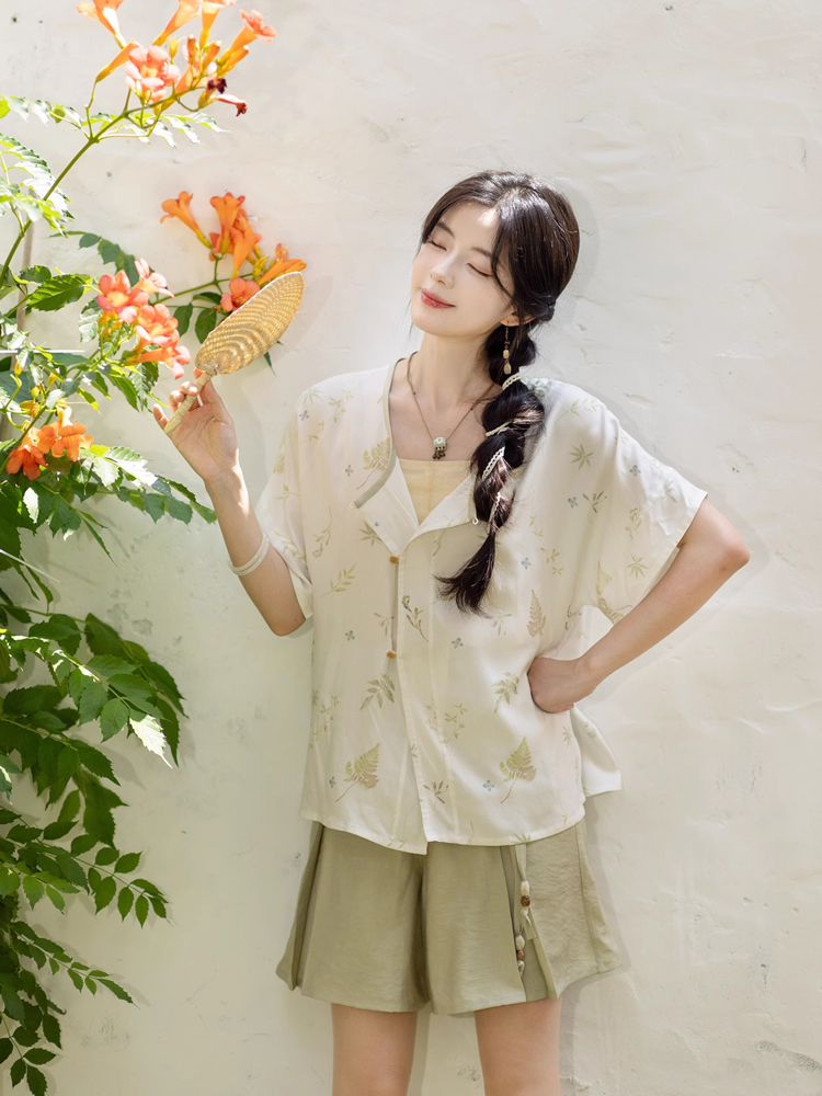 Tang Dynasty Style Women casual Summer Shorts Pant for Daily