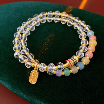 Women Double Layer Bracelet Fashion Retro Niche Hand Jewelry