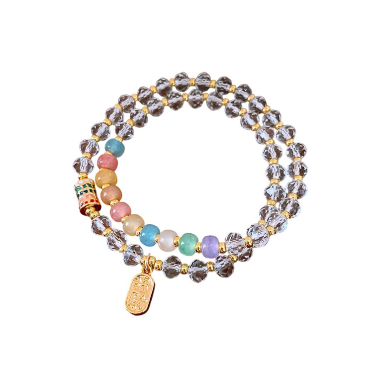 Women Double Layer Bracelet Fashion Retro Niche Hand Jewelry