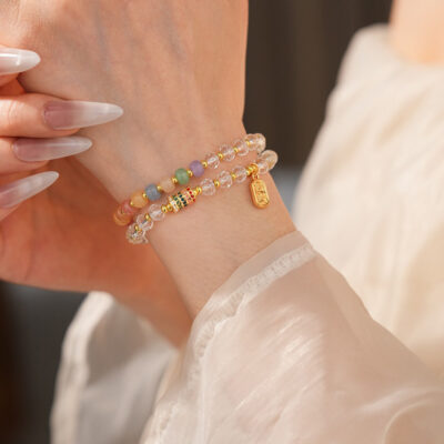Women Double Layer Bracelet Fashion Retro Niche Hand Jewelry