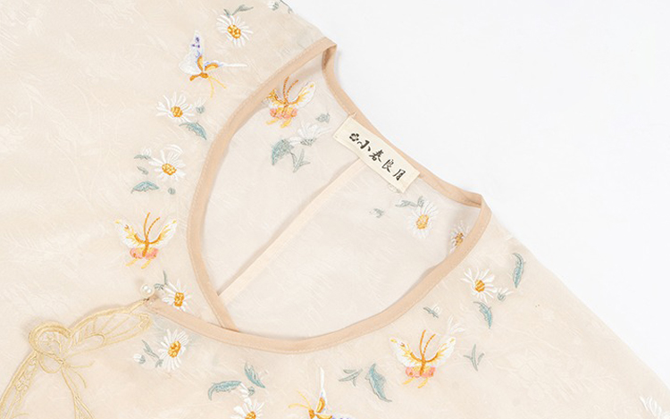 Women Tang Dynasty Summer Hanfu Casual Short-Sleeved Retro Clothing