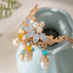 Cheongsam Accessories Pearl Necklace Vintage Yingluo Han Chinese Clothing Collection