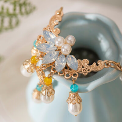 Cheongsam Accessories Pearl Necklace Vintage Yingluo Han Chinese Clothing Collection