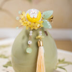 Children Hair Accessories Mid-Autumn Festival Cute Moon Bunny Hair Clips Hanfu Cinnamon Tassel