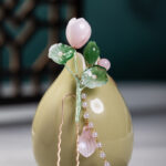 Classical Hanfu Hairpin Lotus Long Tassel Ladies Hair Accessories