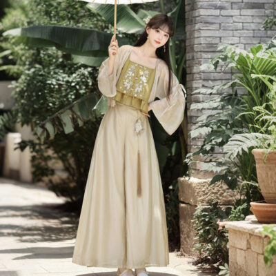 Female Summer Hanfu Song Dynasty Cute Style Fashion Songku