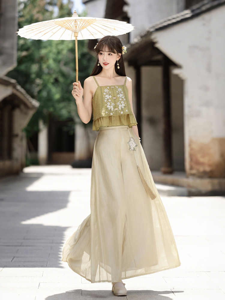 Female Summer Hanfu Song Dynasty Cute Style Fashion Songku 