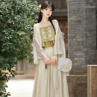 Female Summer Hanfu Song Dynasty Cute Style Fashion Songku