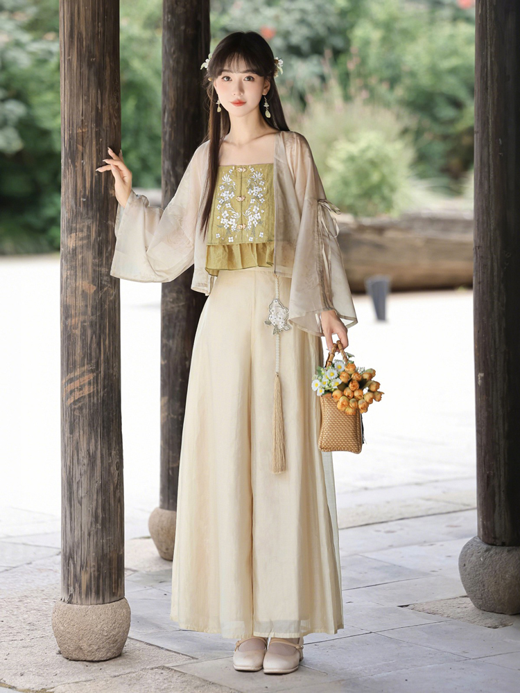 Female Summer Hanfu Song Dynasty Cute Style Fashion Songku 