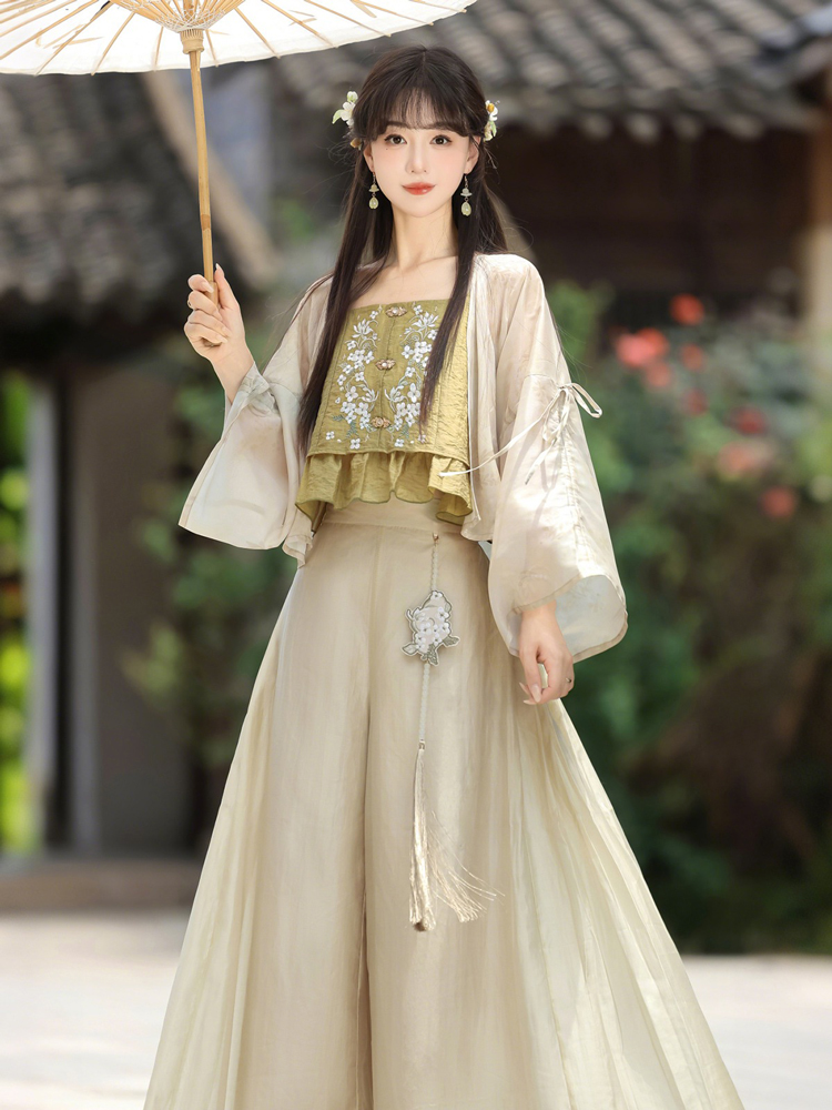 Female Summer Hanfu Song Dynasty Cute Style Fashion Songku 