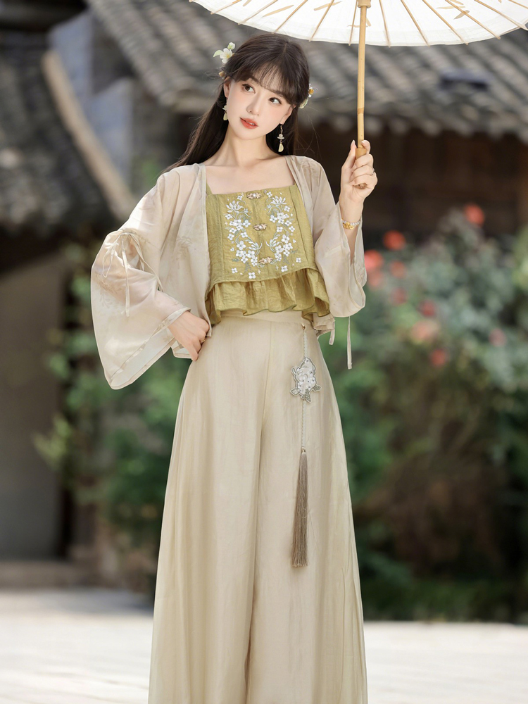 Female Summer Hanfu Song Dynasty Cute Style Fashion Songku 