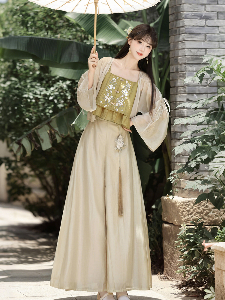 Female Summer Hanfu Song Dynasty Cute Style Fashion Songku 