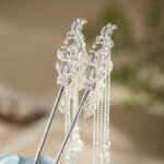 Hanfu Silver Hairpin Classical Ladies Tassel Hair Accessories